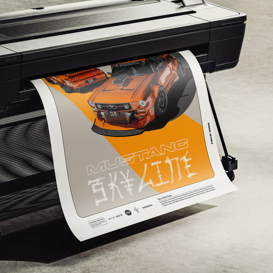 Orange TOKYO BUFFALO - Poster