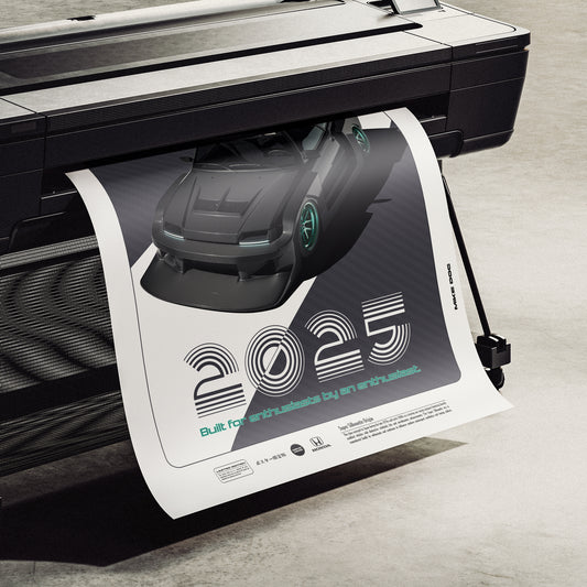 Carbon CRX SUPER SILHOUETTE - Poster