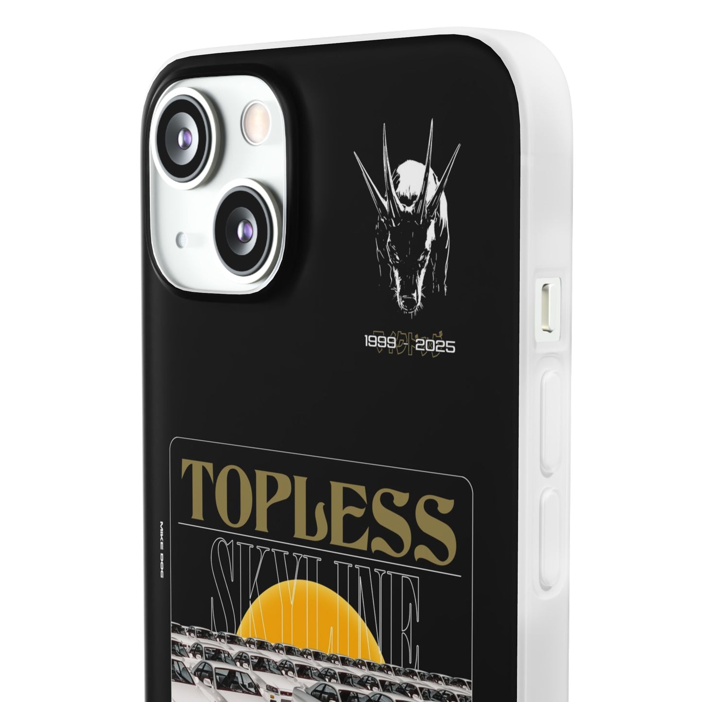Gold TOPLESS SKYLINE - iPhone Case