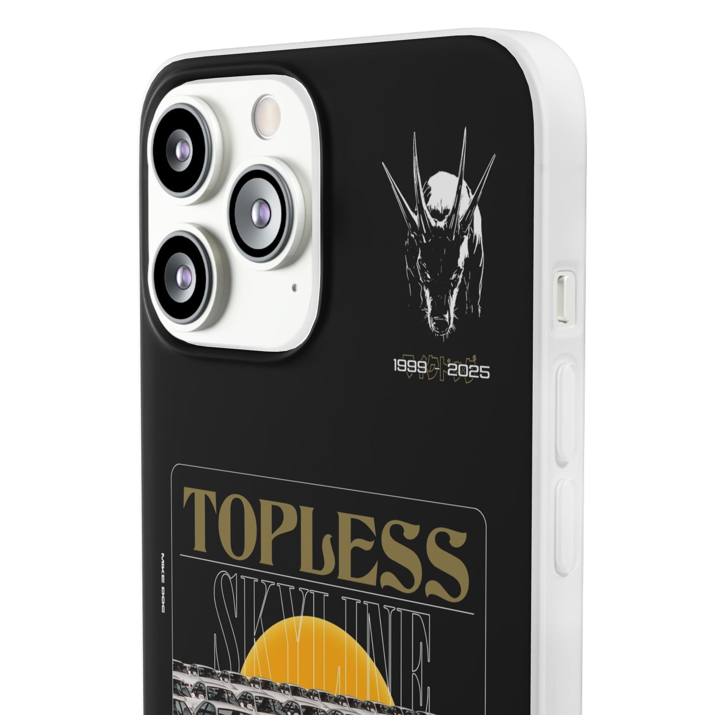 Gold TOPLESS SKYLINE - iPhone Case