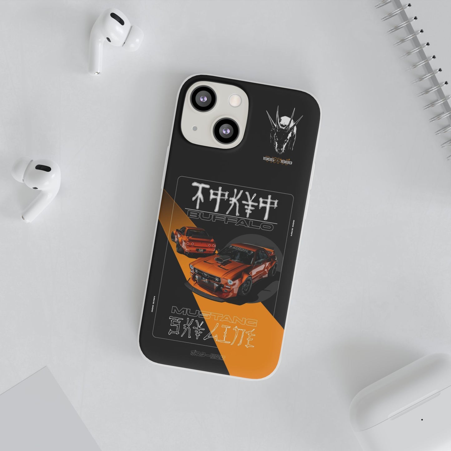 Orange TOKYO BUFFALO - iPhone Case