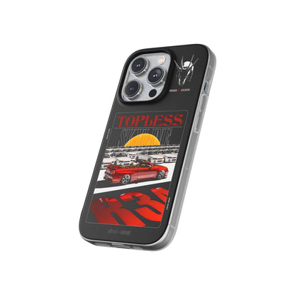 Red TOPLESS SKYLINE - iPhone Case