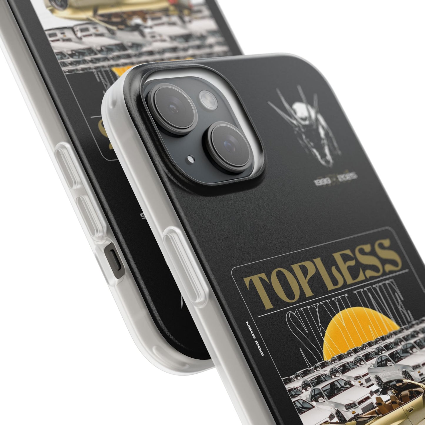 Gold TOPLESS SKYLINE - iPhone Case