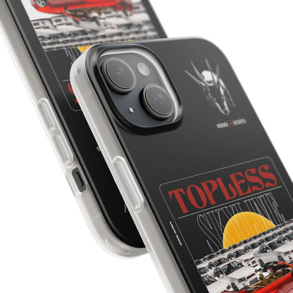 Red TOPLESS SKYLINE - iPhone Case