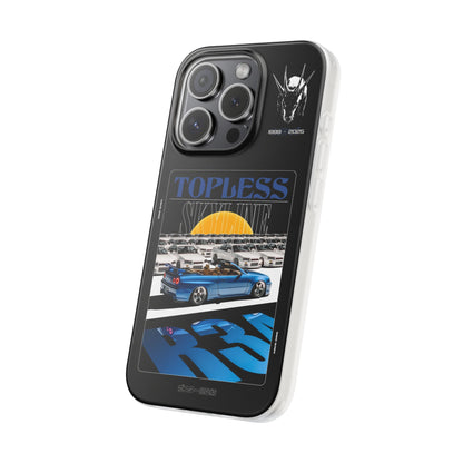 Blue TOPLESS SKYLINE - iPhone Case