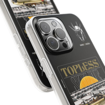 Gold TOPLESS SKYLINE - iPhone Case