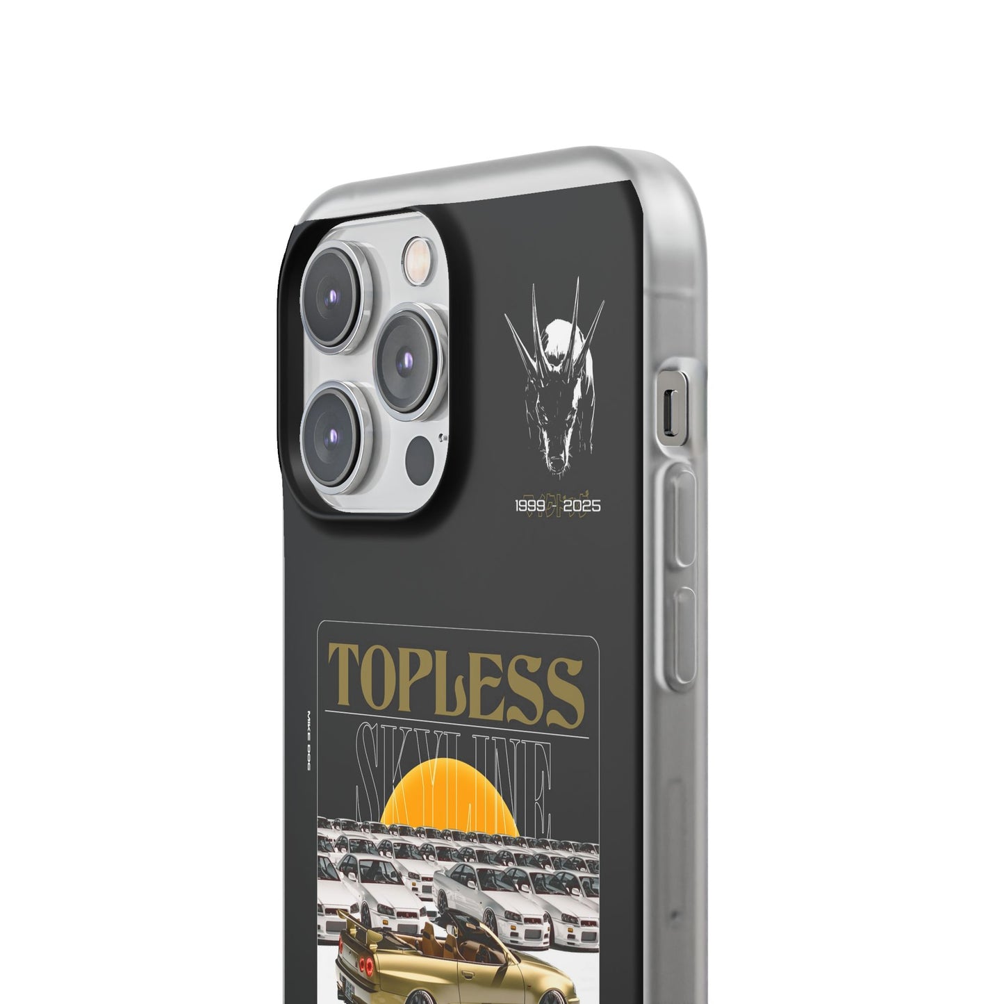 Gold TOPLESS SKYLINE - iPhone Case