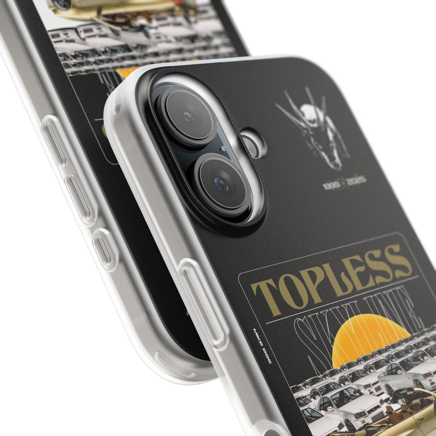 Gold TOPLESS SKYLINE - iPhone Case