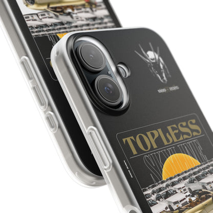 Gold TOPLESS SKYLINE - iPhone Case
