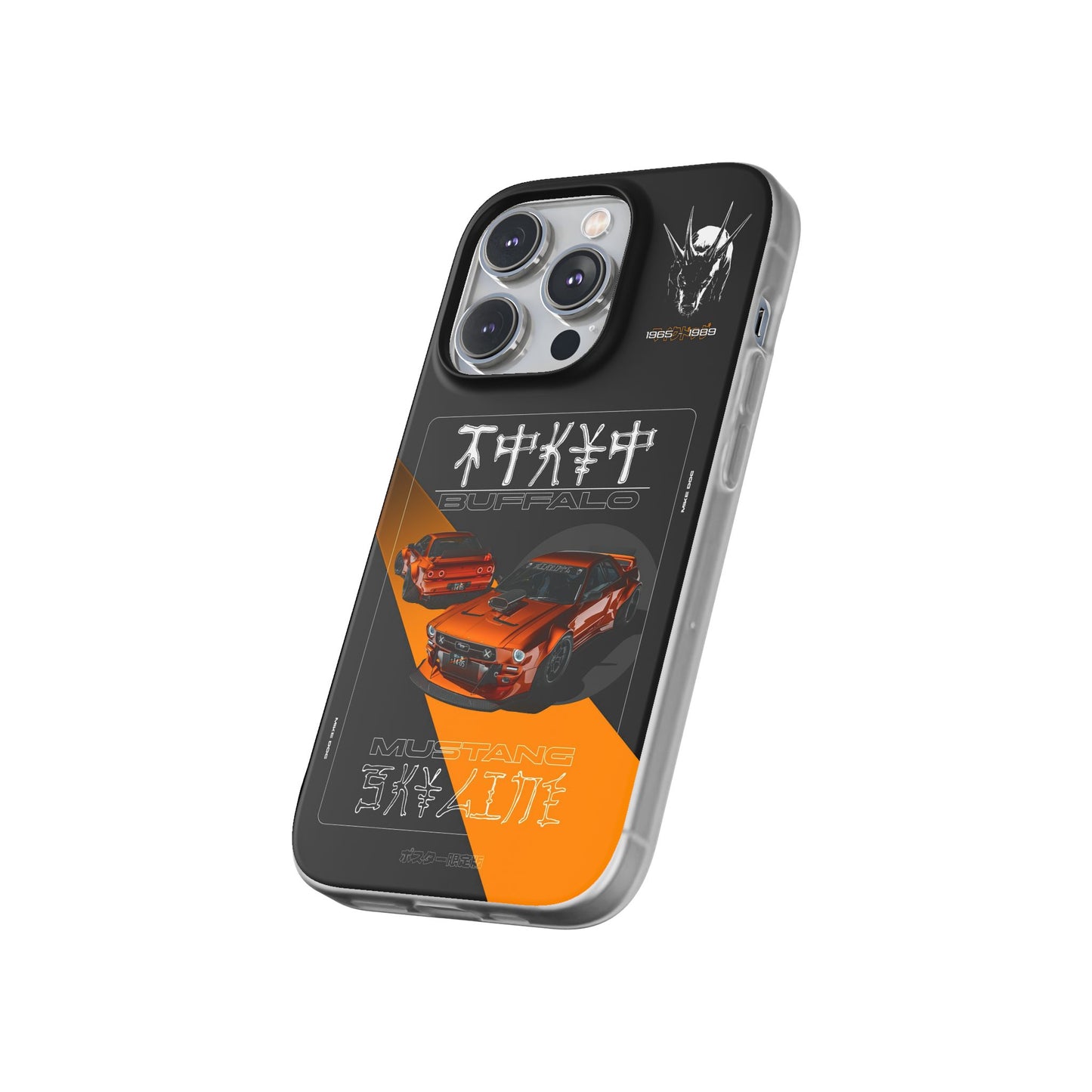 Orange TOKYO BUFFALO - iPhone Case