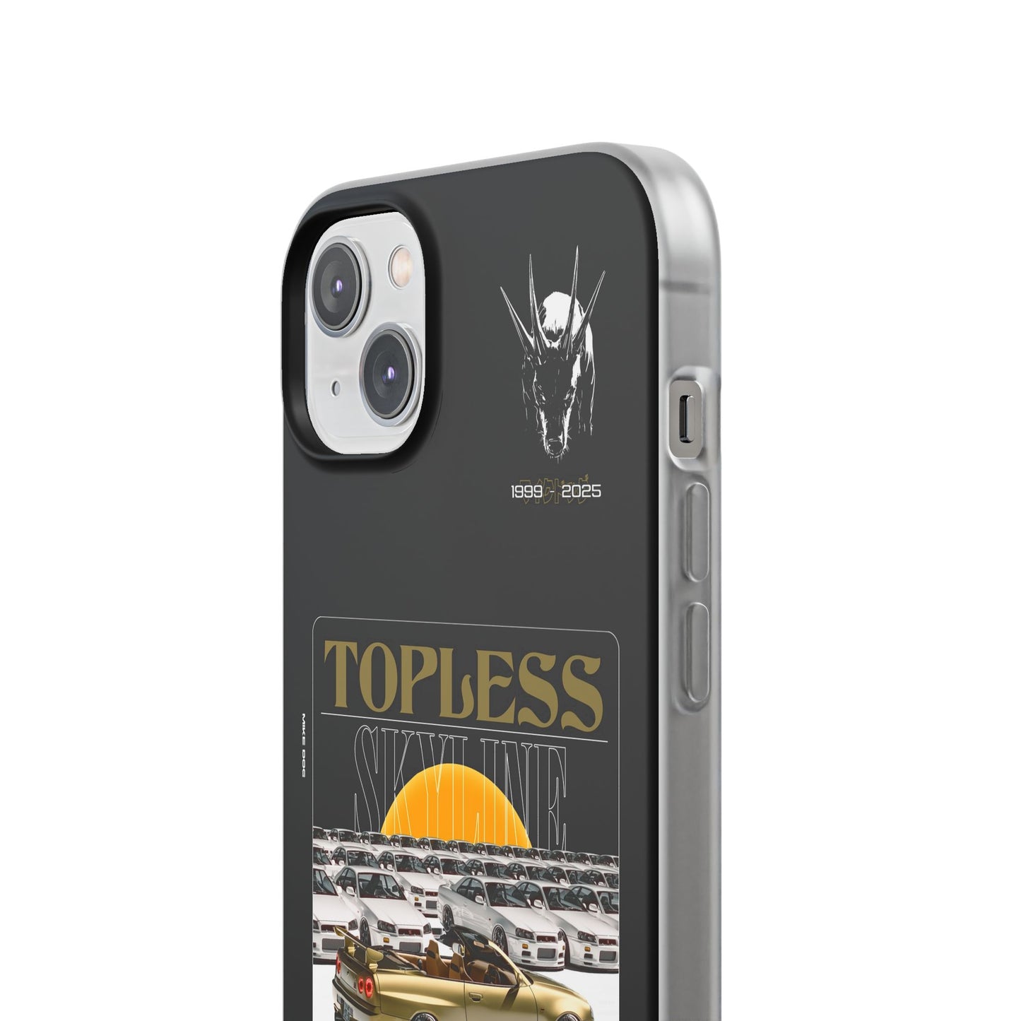 Gold TOPLESS SKYLINE - iPhone Case