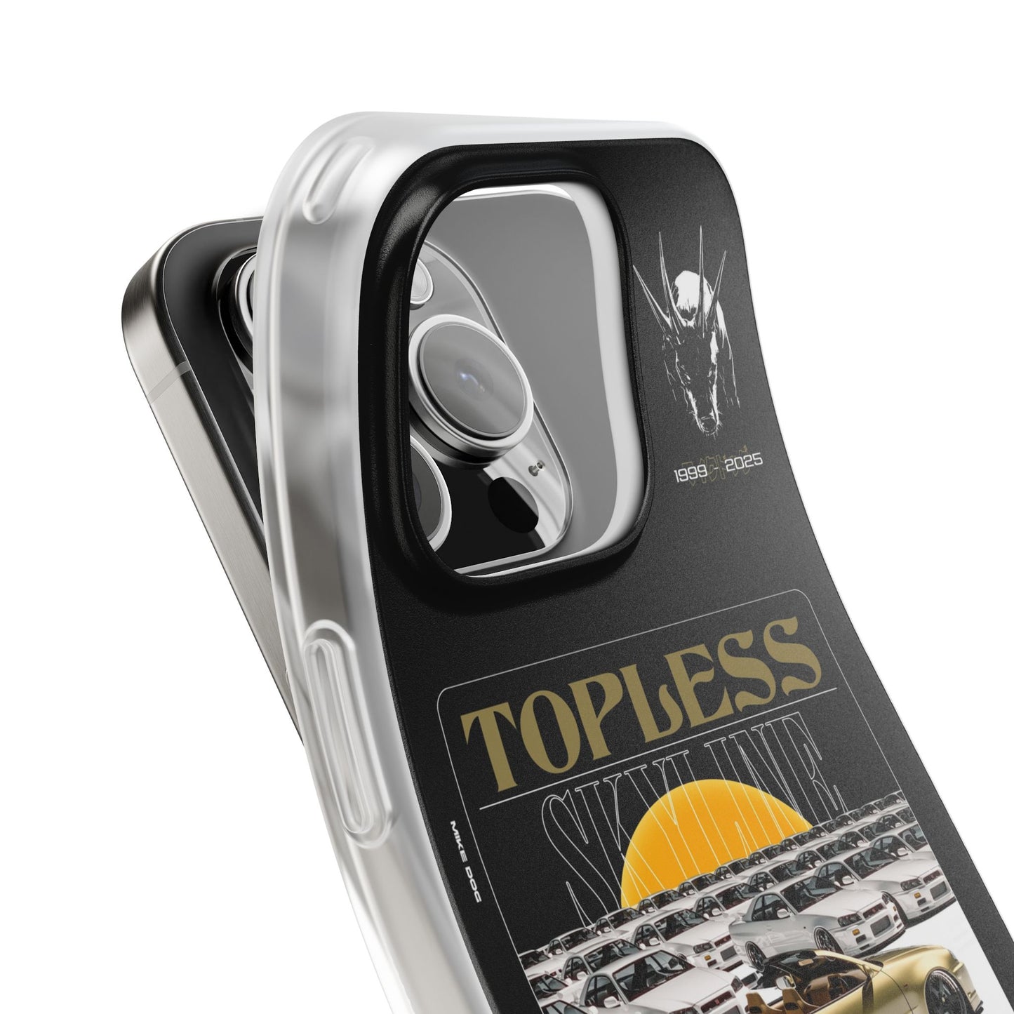 Gold TOPLESS SKYLINE - iPhone Case