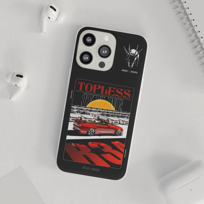Red TOPLESS SKYLINE - iPhone Case