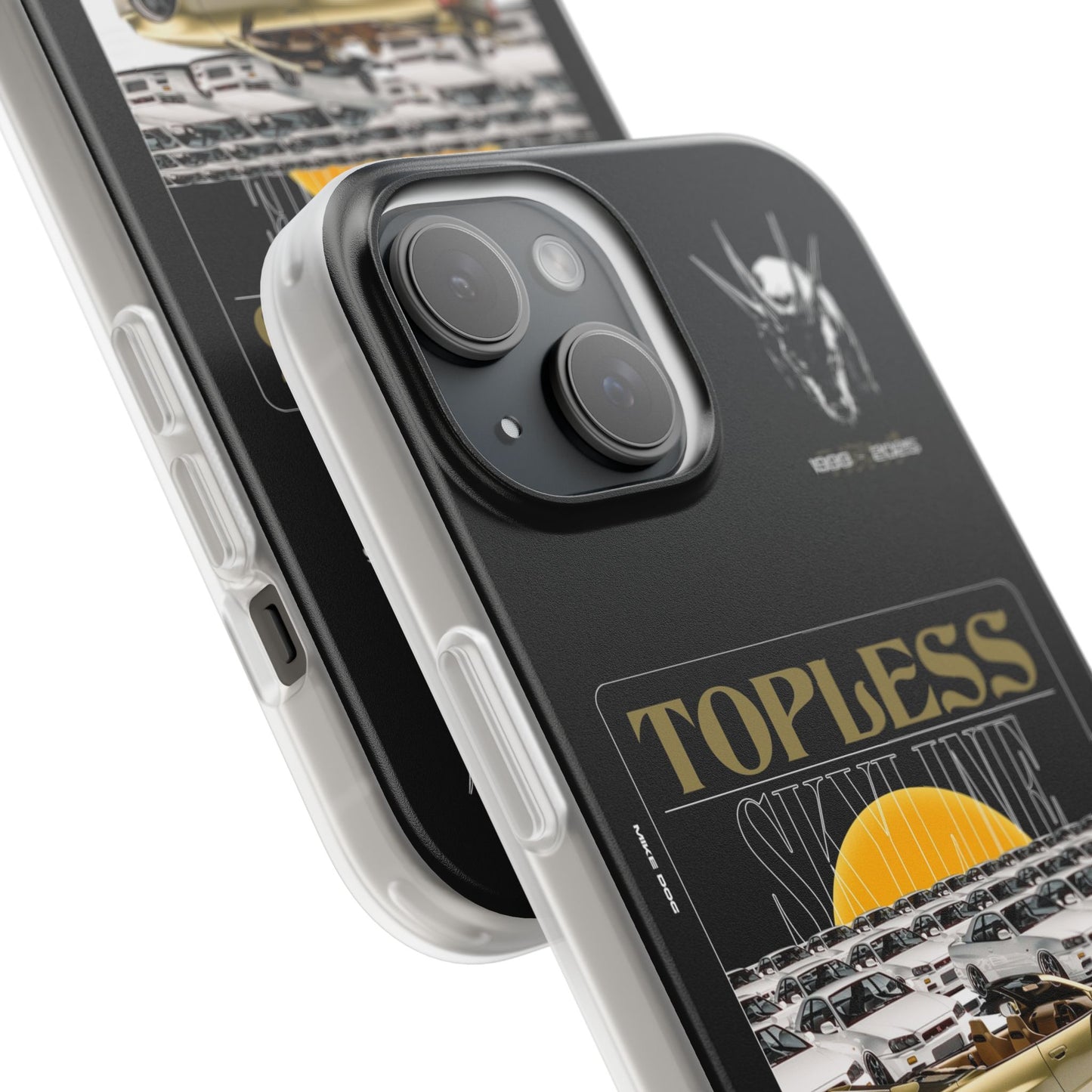 Gold TOPLESS SKYLINE - iPhone Case