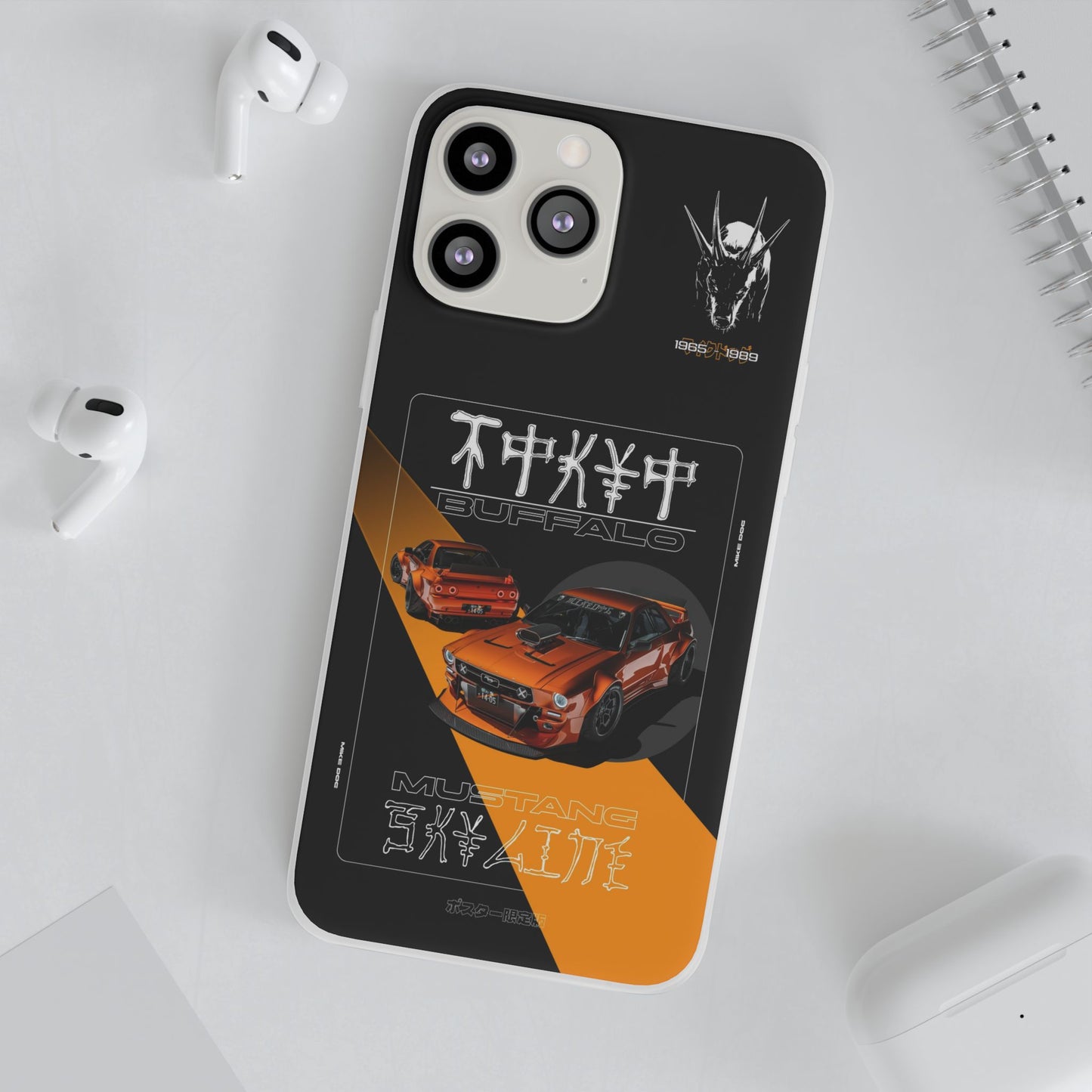 Orange TOKYO BUFFALO - iPhone Case