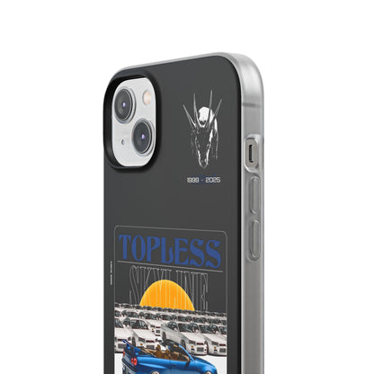 Blue TOPLESS SKYLINE - iPhone Case