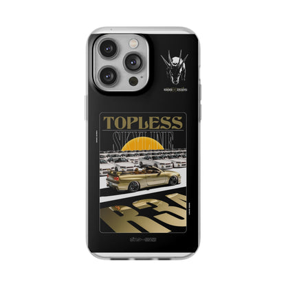 Gold TOPLESS SKYLINE - iPhone Case