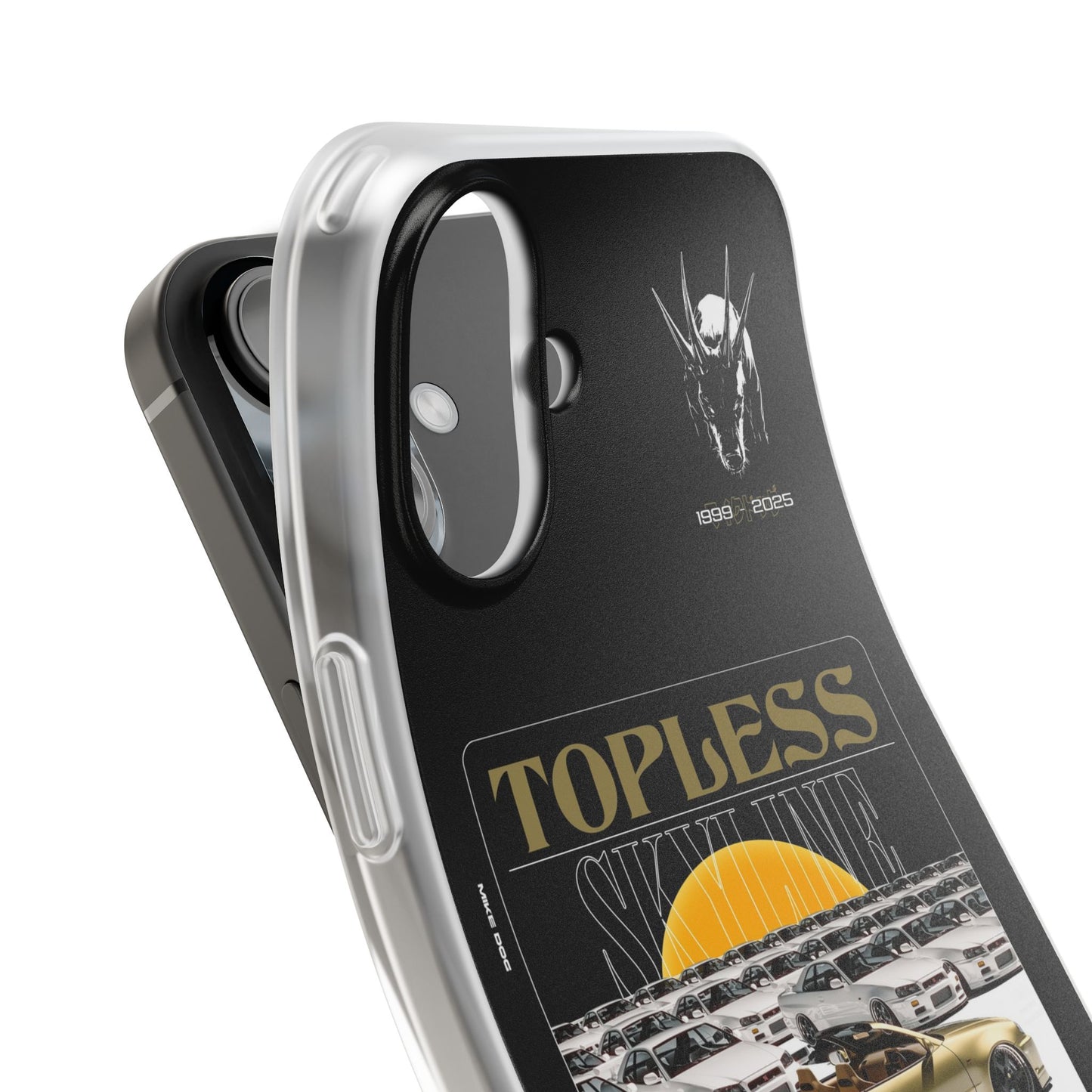 Gold TOPLESS SKYLINE - iPhone Case