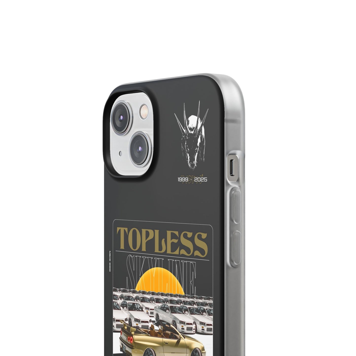 Gold TOPLESS SKYLINE - iPhone Case