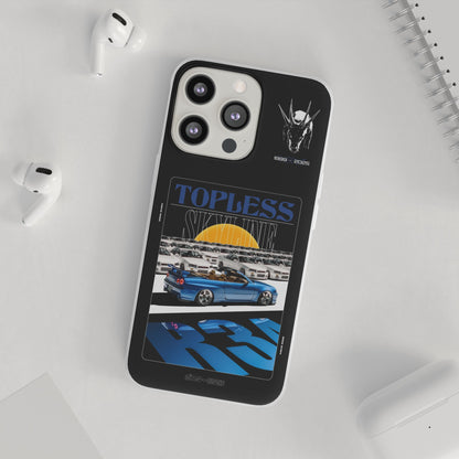 Blue TOPLESS SKYLINE - iPhone Case