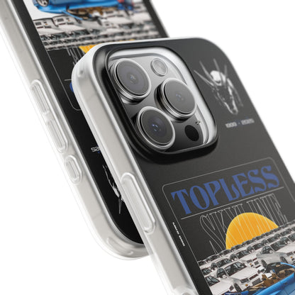 Blue TOPLESS SKYLINE - iPhone Case