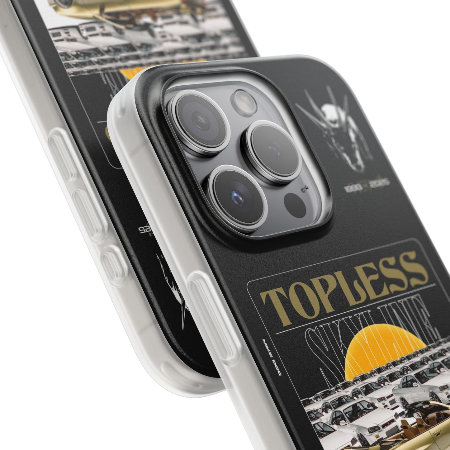Gold TOPLESS SKYLINE - iPhone Case