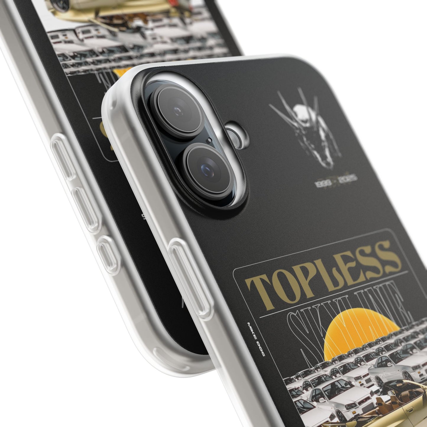 Gold TOPLESS SKYLINE - iPhone Case