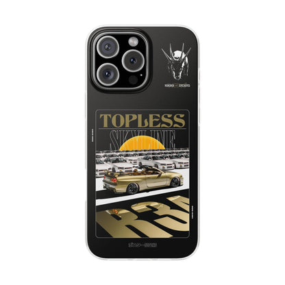 Gold TOPLESS SKYLINE - iPhone Case