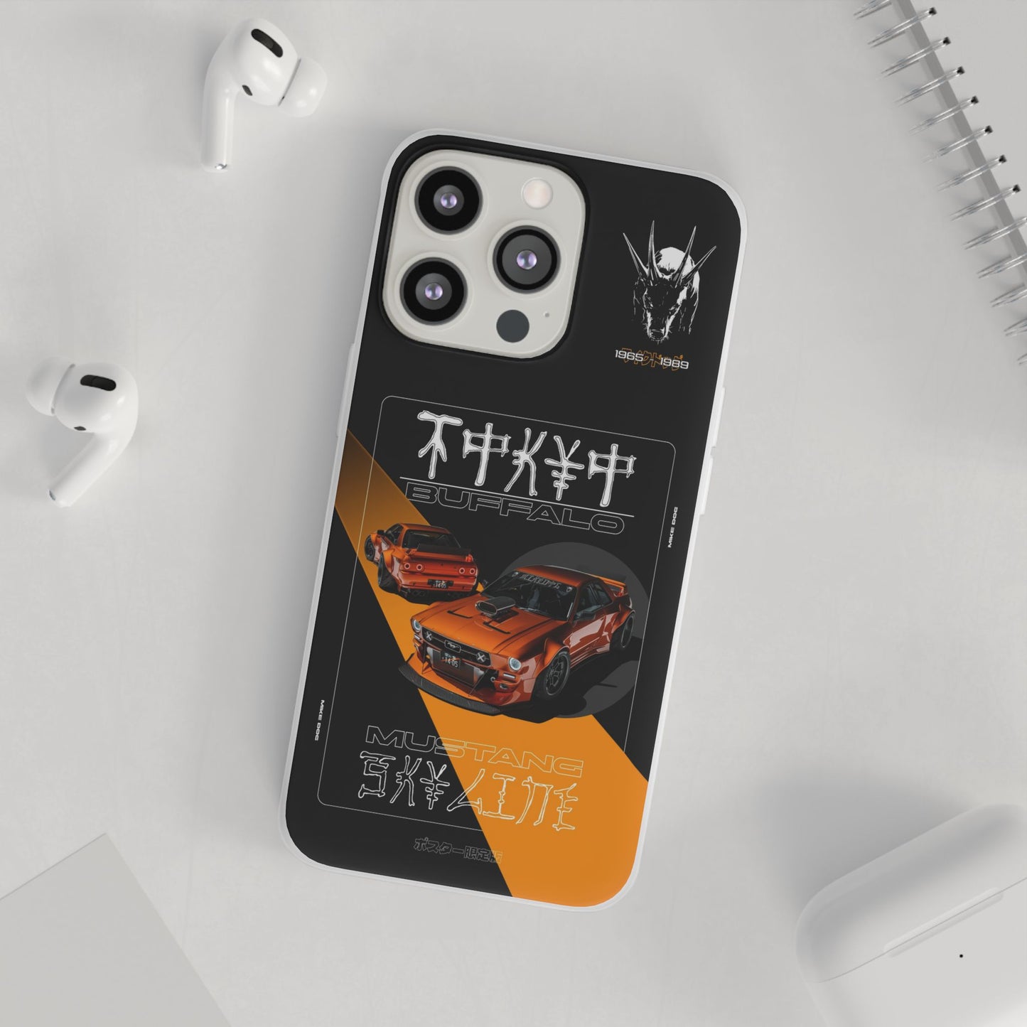 Orange TOKYO BUFFALO - iPhone Case