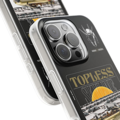 Gold TOPLESS SKYLINE - iPhone Case