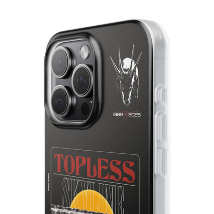 Red TOPLESS SKYLINE - iPhone Case