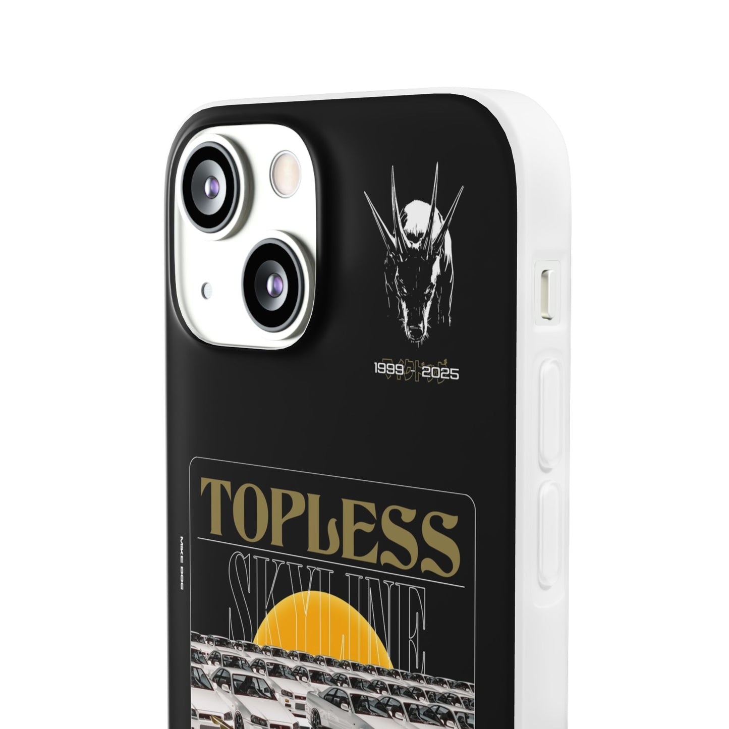 Gold TOPLESS SKYLINE - iPhone Case