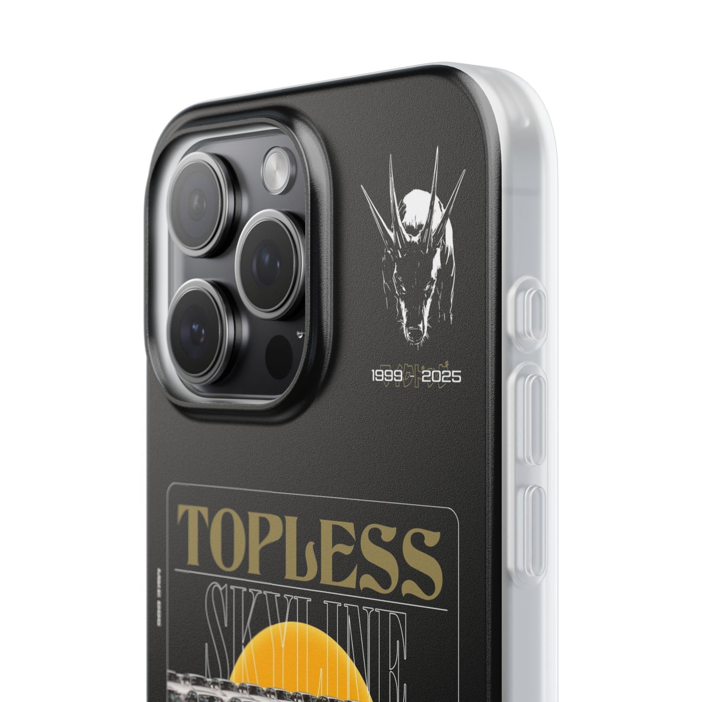 Gold TOPLESS SKYLINE - iPhone Case