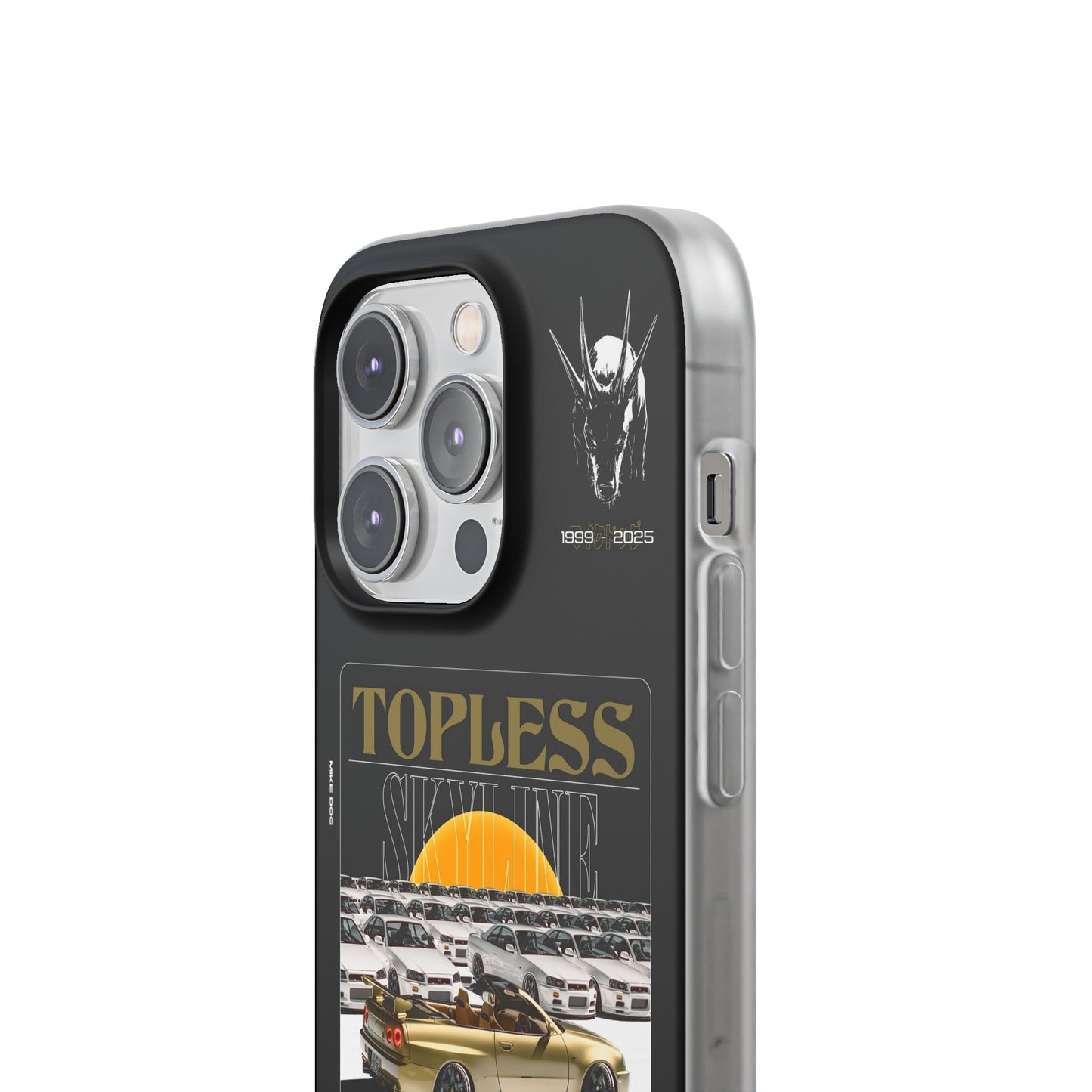Gold TOPLESS SKYLINE - iPhone Case