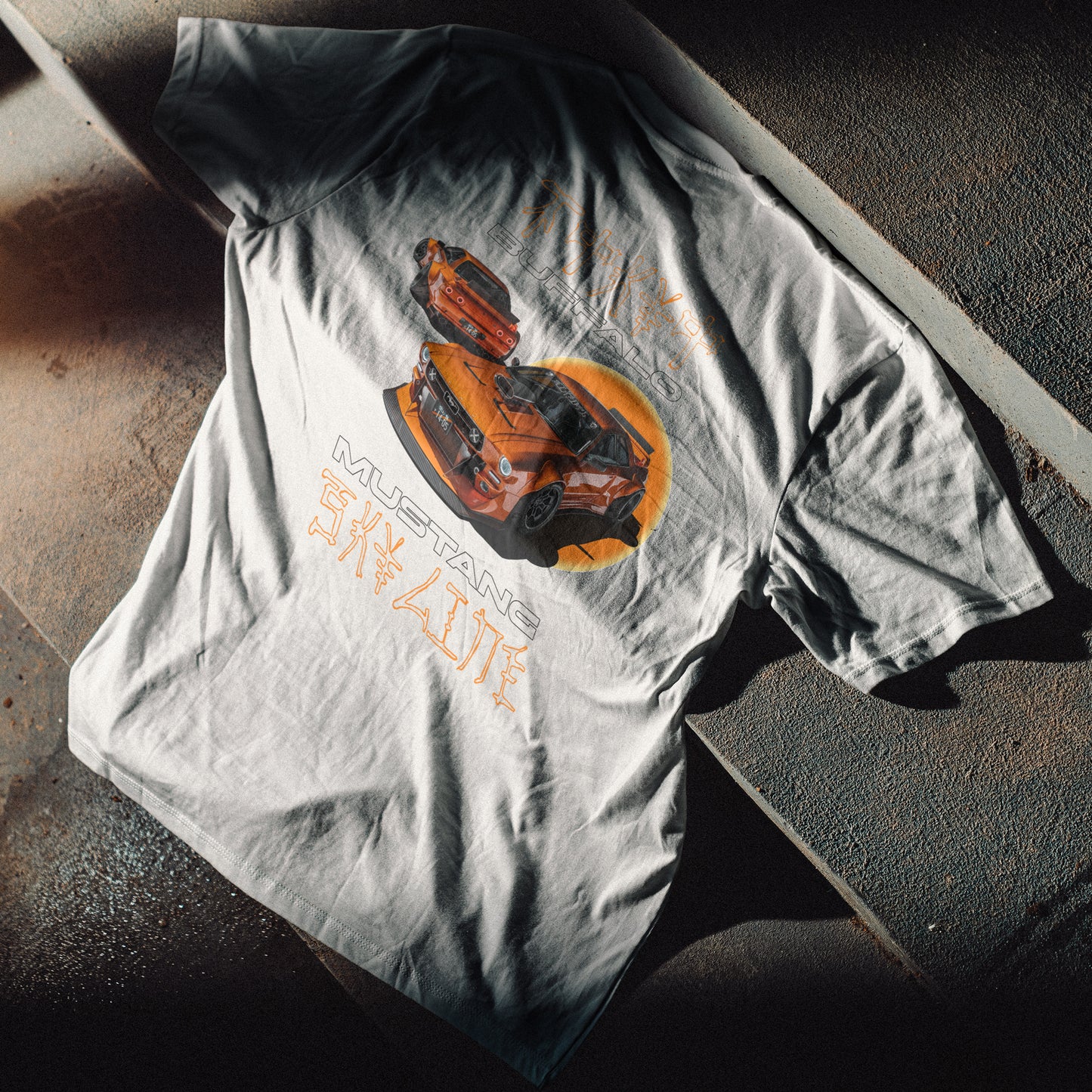 Orange TOKYO BUFFALO - Heavy T-Shirt